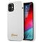 Guess GUHCP12SLSLMGWH iPhone 12 mini 5,4" biaÅ‚y/white hardcase Metal Logo Script - Apple Cases - Cases - Techbox