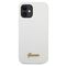 Guess GUHCP12SLSLMGWH iPhone 12 mini 5,4" biaÅ‚y/white hardcase Metal Logo Script - Apple Cases - Cases - Techbox