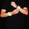 Reflective armband bicycle running Velcro 4cm yellow | Techbox