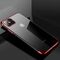 Clear Color Case Gel TPU Electroplating frame Cover for Xiaomi Mi 11 red | Techbox