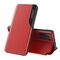 Eco Leather View Case Elegant Flip Cover Case with Stand Function Xiaomi Redmi K40 Pro + / K40 Pro / K40 / Poco F3 Red | Techbox