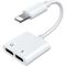 Joyroom S-Y104 headphone Lightning / 2x Lightning adapter - white | Techbox