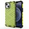 Honeycomb Case armor cover with TPU Bumper for iPhone 13 mini green | Techbox