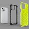 Honeycomb Case armor cover with TPU Bumper for iPhone 13 mini green | Techbox