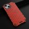 Honeycomb Case armor cover with TPU Bumper for iPhone 13 mini red | Techbox