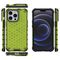 Honeycomb Case armor cover with TPU Bumper for iPhone 13 Pro green | Techbox