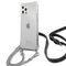 Guess GUHCP12LKC4GSSI iPhone 12 Pro Max 6.7 "Transparent hardcase 4G Silver Chain - Apple Cases - Cases - Techbox