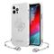 Guess GUHCP12LKS4GSI iPhone 12 Pro Max 6.7 "Transparent hardcase 4G Silver Charms Collection - Apple Cases - Cases - Techbox