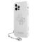 Guess GUHCP12LKS4GSI iPhone 12 Pro Max 6.7 "Transparent hardcase 4G Silver Charms Collection - Apple Cases - Cases - Techbox