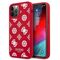 Guess GUHCP12LLSPEWRE iPhone 12 Pro Max 6.7" red/red hard case Peony Collection | Techbox