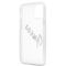 Guess GUHCP12MKTRSVSI iPhone 12/12 Pro 6.1" Transparent hardcase Vintage Script Silver | Techbox
