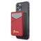 Guess Wallet Card Slot GUWMSSASLRE MagSafe Saffiano red/red | Techbox