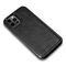 iCarer Leather Oil Wax case covered with natural leather for iPhone 12 Pro Max black (ALI1206-BK) - Apple Cases - Cases - Techbox