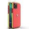 Spring Case clear TPU gel protective cover with colorful frame for iPhone 13 mini yellow - Apple Cases - Cases - Techbox