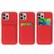 Card Case Silicone Wallet Case with Card Slot Documents for Samsung Galaxy A72 4G Navy Blue | Techbox