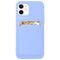 Card Case silicone wallet case with card holder documents for Samsung Galaxy A42 5G purple - Samsung Cases - Cases - Techbox