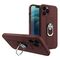 Ring Case silicone case with finger grip and stand for iPhone 12 mini brown | Techbox