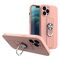 Ring Case silicone case with finger grip and stand for iPhone XS Max pink | Techbox