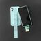 Rope case gel case with a lanyard chain handbag lanyard Samsung Galaxy S21 Ultra 5G blue | Techbox