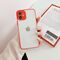Milky Case silicone flexible translucent case for Samsung Galaxy A42 5G red | Techbox