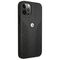 Etui BMW BMHCP12LRSPPK iPhone 12 Pro Max 6,7" czarny/black hardcase Leather Curve Perforate | Techbox