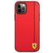 Ferrari FESAXHCP12LRE iPhone 12 Pro Max 6.7" red/red hardcase On Track Carbon Stripe | Techbox
