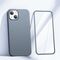 Joyroom 360 Full Case front and back cover for iPhone 13 + tempered glass screen protector grey (JR-BP927 tranish) | Techbox