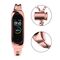 Replacment metal band bracelet strap for Xiaomi Mi Band 6 / 5 / 4 / 3 pink - Accessories - Smartwatches & Accessories - Techbox
