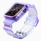 Silicone Band Strap Bracelet Case Strap Light Set for Apple Watch 44mm - Purple | Techbox
