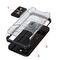 Crystal Ring Case Kickstand Tough Rugged Cover for iPhone 13 Pro blue | Techbox