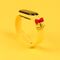 Strap Xmas for Xiaomi Mi Band 3 / 4 Christmas Silicone Bracelet Strap with Bells - Yellow | Techbox