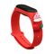 Strap Xmas for Xiaomi Mi Band 3 / 4 Christmas Silicone Strap Bracelet with Sock - Red | Techbox
