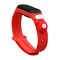 Strap Xmas for Xiaomi Mi Band 5 / 6 Christmas Silicone Strap Bracelet with Glove - Red | Techbox