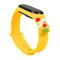 Strap Xmas for Xiaomi Mi Band 5 / 6 Christmas Silicone Strap Bracelet with House - Yellow | Techbox
