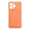 Card Armor Case Pouch Cover For Xiaomi Redmi Note 10 / Redmi Note 10S Card Wallet Silicone Armor Cover Air Bag Orange | Techbox