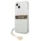 Guess GUHCP13SKB4GBR iPhone 13 mini 5,4" Transparent hardcase 4G Brown Strap Charm - Apple Cases - Cases - Techbox