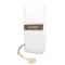 Guess GUHCP13SKB4GBR iPhone 13 mini 5,4" Transparent hardcase 4G Brown Strap Charm - Apple Cases - Cases - Techbox