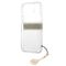 Guess GUHCP13SKB4GBR iPhone 13 mini 5,4" Transparent hardcase 4G Brown Strap Charm - Apple Cases - Cases - Techbox