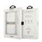 Guess GUHCP13SKB4GBR iPhone 13 mini 5,4" Transparent hardcase 4G Brown Strap Charm - Apple Cases - Cases - Techbox