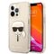 Karl Lagerfeld KLHCP13LKHTUGLGO iPhone 13 Pro / 13 6,1" złoty/gold hardcase Glitter Karl`s Head | Techbox