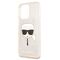 Karl Lagerfeld KLHCP13LKHTUGLGO iPhone 13 Pro / 13 6,1" złoty/gold hardcase Glitter Karl`s Head | Techbox