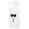 Karl Lagerfeld KLHCP13SKHTUGLS iPhone 13 mini 5,4" srebrny/silver hardcase Glitter Karl`s Head | Techbox