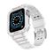 Protect Strap Band Band with Case for Watch 7/6/5/4/3/2 / SE (45/44 / 42mm) Case Armored Watch Cover White - Accessories - Smartwatches & Accessories - Techbox