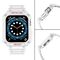 Protect Strap Band Band with Case for Watch 7/6/5/4/3/2 / SE (45/44 / 42mm) Case Armored Watch Cover White - Accessories - Smartwatches & Accessories - Techbox