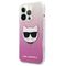 Karl Lagerfeld KLHCP13XCTRP iPhone 13 Pro Max 6,7" hardcase różowy/pink Choupette Head | Techbox