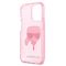 Karl Lagerfeld KLHCP13XKHTUGLP iPhone 13 Pro Max 6,7" różowy/pink hardcase Glitter Karl`s Head | Techbox