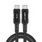 Acefast C4-03 Black USB-C - USB-C PD QC cable 100W 5A 480Mb/s 2m - black | Techbox