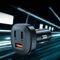 Acefast car charger 66W 2x USB Type C / USB, PPS, Power Delivery, Quick Charge 4.0, AFC, FCP, SCP black (B3 black) - Car Chargers - Smartphone Chargers - Techbox