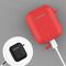 Case for AirPods 2 / AirPods 1 silicone soft case for headphones + keychain carabiner pendant pink (case D) | Techbox