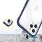 Clear 3in1 case for iPhone 11 Pro Max blue frame gel cover | Techbox